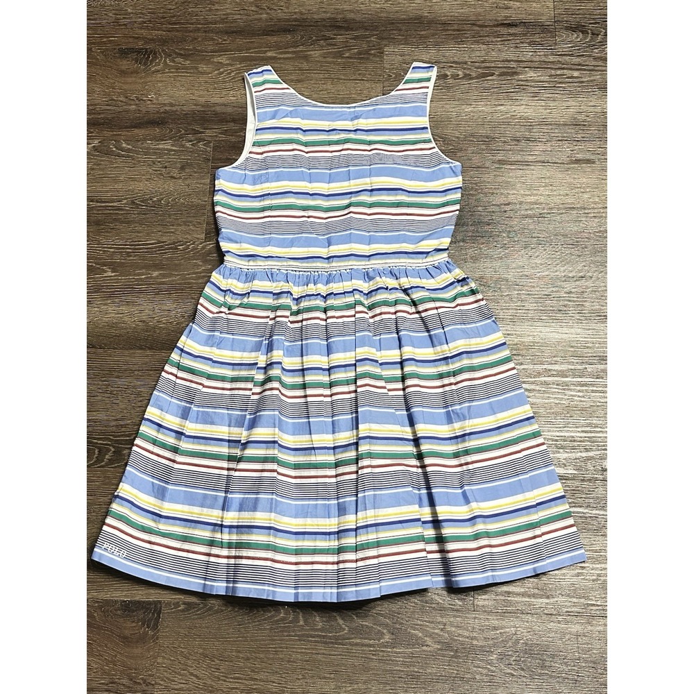 Polo Ralph Lauren Girls Sz 16 Striped Sleeveless Dress